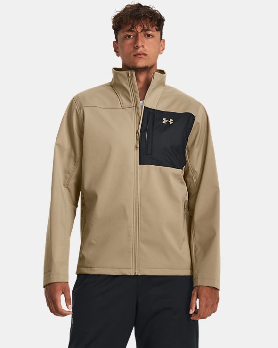Men's UA Storm ColdGear® Infrared Shield 2.0 Jacket in Brown image number 0